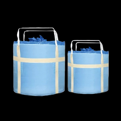 3 Ton Reusable Type Fibc Big Bulk Bags Bentuk Lingkaran Kedua Sisi Dalam Berbagai Warna