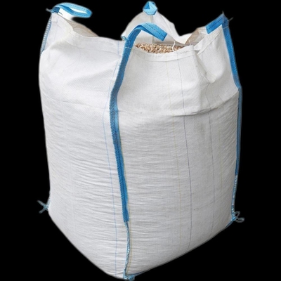 43 × 43 × 43in Fleksibel Ibcs Polypropylene Bulk Bags Ditarik Disposable Square