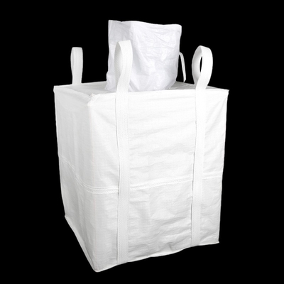 Easy To Transport 160gsm Woven Bulk Bags Simple Structure Knit