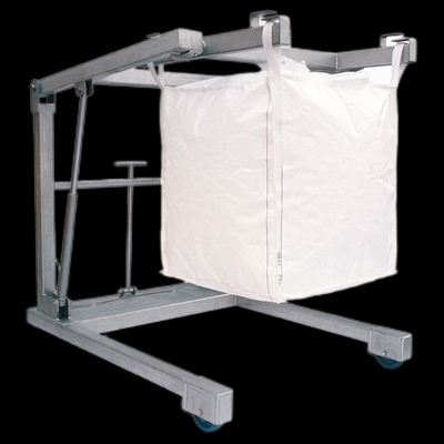 Mengangkat HDPE Bulk Bag Holding Frame Fertilizer 1,5 Ton Untuk Bahan Bangunan