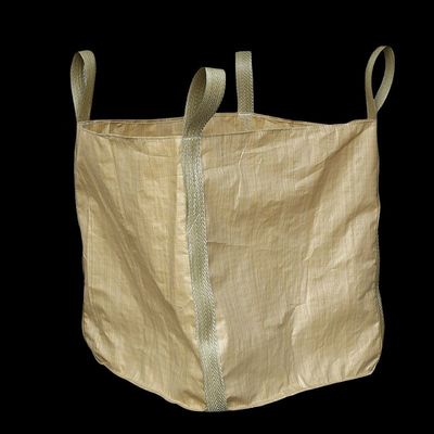 2,7 X 2,7 X 3.3ft Cross Corner Massal Bag Stockpile UV Stabilization FIBC Conductive